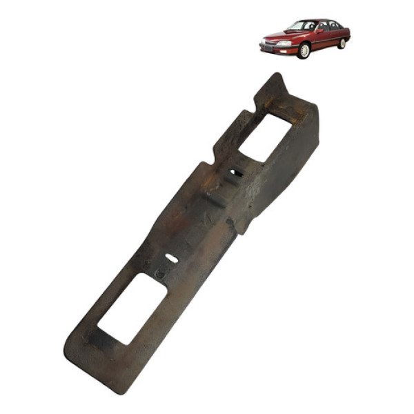 Moldura Acabamento Esquerdo Trilho Banco Omega 1992 1993 Preto