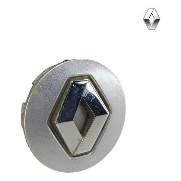 Calota Miolo Roda Renault Duster 2015 2019 Prateado