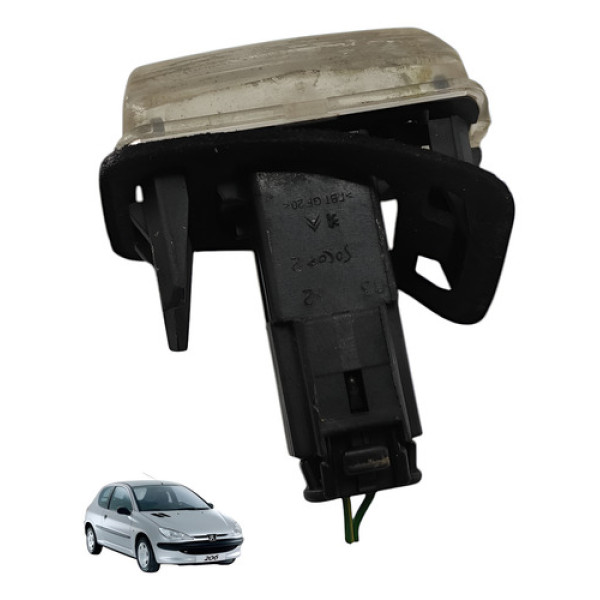 Luz Placa Traseira Peugeot 206 1.0 16v 2006 2007