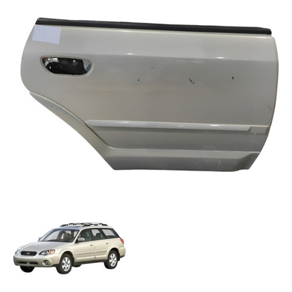 Porta Dobradica Traseira Direita Outback 2006 2007 Traseira Direita Cinza